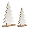 Decorative Wooden Pine Trees for Mantel