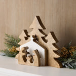 nesting nativity scene