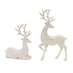 Melrose Gold Brushed Deer Figurine (Set of 2)