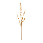 Ilex Berry Spray 29"H Gold Faux Holiday Stems, Set of 2 by Melrose