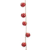 Melrose Metal Sleigh Bell Garland on Jute String (Set of 2)