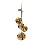 Melrose Distressed Sleigh Bell Cluster Ornament (Set of 2)