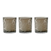 Melrose Wildflower Glass Candle Holder (Set of 3)