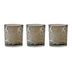 Melrose Wildflower Glass Candle Holder (Set of 3)