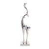 Melrose Aluminum Metal Holiday Deer (Set of 2)