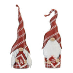 Melrose Metal Holiday Gnome Couple (Set of 2)