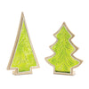 Frosted Cookie Pine Tree Set 12 Inch
