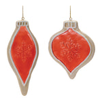 Melrose Frosted Cookie Onion Ornament (Set of 6)