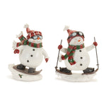 Melrose Winter Sport Snowman Figurine (Set of 6)