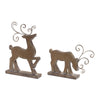 Melrose Wicker Design Deer Silhouette Decor (Set of 2)