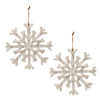 Rustic Fir Wood Snowflake Wall Decor – Set of 2