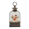 Christmas LED Snow Globe with Snowman – 9.75"H Tabletop Indoor Display By Melrose