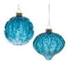 Melrose Crackled Harlequin Glass Ornament (Set of 12)