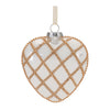 Melrose Jeweled Glass Heart Ornament (Set of 12)