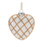 Melrose Jeweled Glass Heart Ornament (Set of 12)