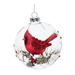 Melrose Glittered Cardinal Bird Ball Ornament (Set of 6)