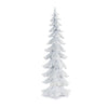 White Flocked Pine Tabletop Tree – 26" Holiday Decor