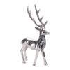 Melrose Etched Aluminum Deer Statue 14"H