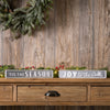 Silver Holiday Sentiment Signs – Set of 2