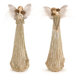 Melrose Glittered Angel with Feather Wings (Set of 2)