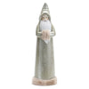 Melrose Glittered Sage Santa Statue (Set of 2)