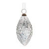 Melrose Clear Ornamental Glass Ornament (Set of 4)