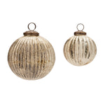 Melrose Distressed Glass Ball Ornament (Set of 12)