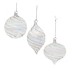 Melrose Iridescent Swirl Glass Ornament (Set of 6)