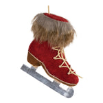 Melrose Felt Wool Ice Skate Ornament (Set of 12)