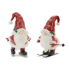 Melrose Glittered Winter Sport Gnome (Set of 2)