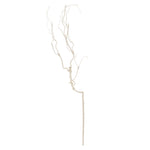 Glittered White Twig Branches (Set of 6) – 32"H Winter Holiday Stems & Sprays by Melrose
