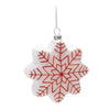 Melrose Glass Snowflake Ornament (Set of 12)