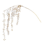 Flocked Hanging Berry and Leaf Spray 