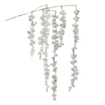 Melrose Snowy Hanging Pine Cluster Branch (Set of 2)