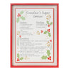 Grandma’s Sugar Cookie Recipe Christmas Wall Plaque