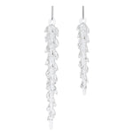 Melrose Dripping Glass Icicle Drop Ornament (Set of 12)