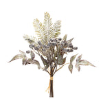 Melrose Frosted Winter Fern and Berry Bundle (Set of 6)