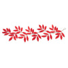Red & White Peppermint Leaf Holiday Garlands 48 Inch