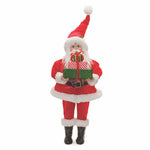 Melrose Plush Traditional Santa with Presents 30.5"