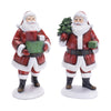 Melrose Traditional Santa with Presents Figurine (Set of 4)