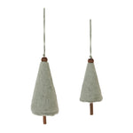 Felt Wool Pine Tree Ornament (Set of 8)