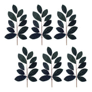 Christmas Forest Green Leaf Spray 