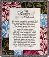 Broken Chain Poem Throw – 50x60 Cotton Memorial Blanket by Manual Woodworkers