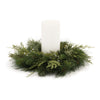 Melrose Mixed Pine Juniper Candle Ring 19"D