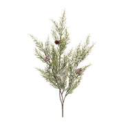 Melrose Icy Pine Spray with Pinecones (Set of 6)