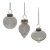 Melrose Grey Mercury Glass Ornament (Set of 6)