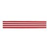 Melrose Red and White Stripe Wired Ribbon (Set of 2)