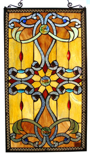 Fine Art Lighting Vertical Stained Glass Panel – Handcrafted Tiffany Design