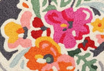 Vibrant Floral Welcome Mat – Jellybean Spring Accent Rug