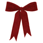 Melrose Red Wired Holiday Bow (Set of 2)